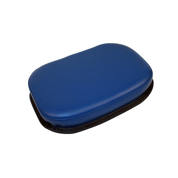Back Cushion, Steel, BLU VINYL 12" x17" x3"